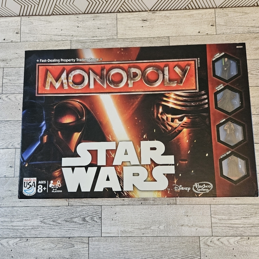 Star Wars Monopoly & Star Wars Pictopia Games Set